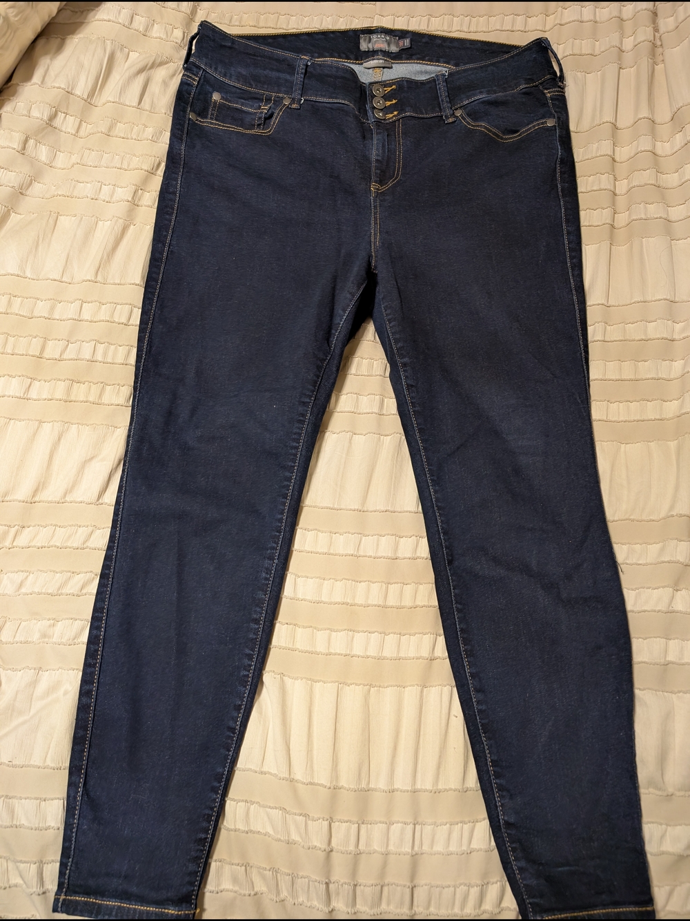 torrid Dark Indigo High-Rise Skinny Jeans